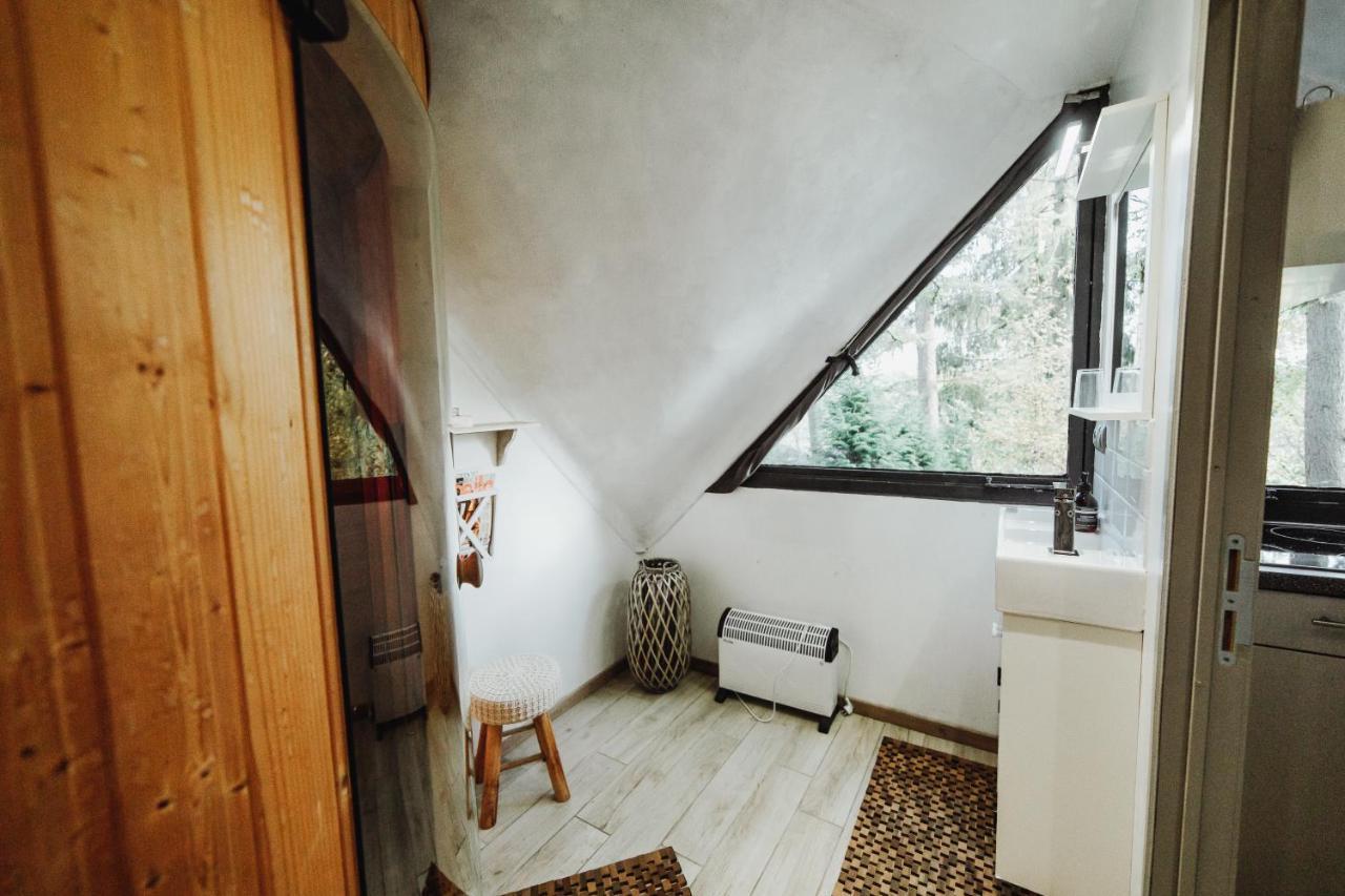 Chalet Scandinave Avec Sauna Ir - In The Woods Gesves Dış mekan fotoğraf